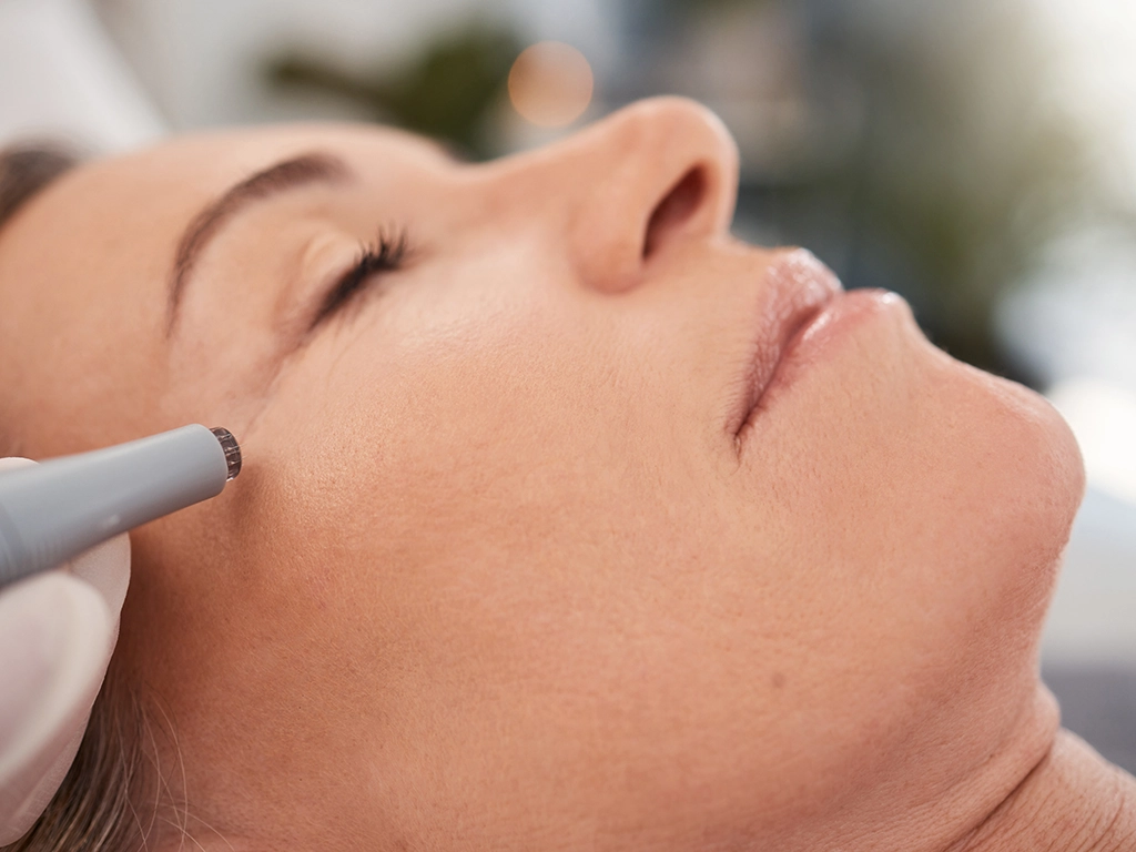 Esercitazione professionale di microneedling